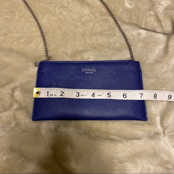 Sorial blue vegan crossbody - Picture 3 of 7